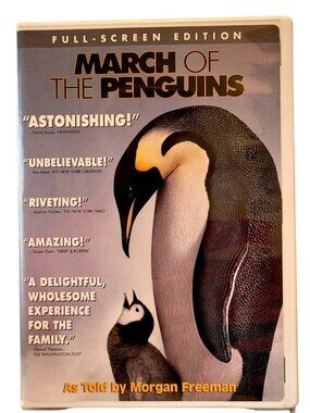 March of the Penguins - Nature DVD - told by Morgan Freeman  871thdvd